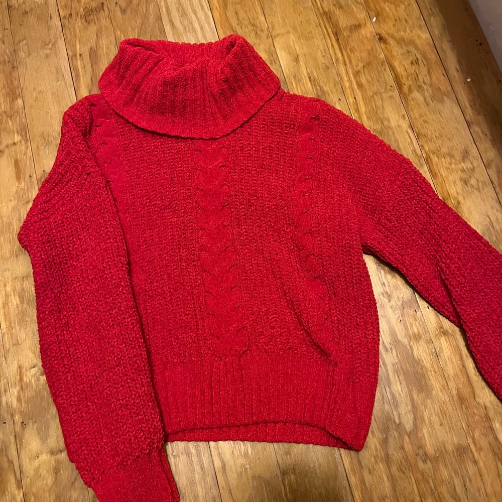 Womens cropped sweater